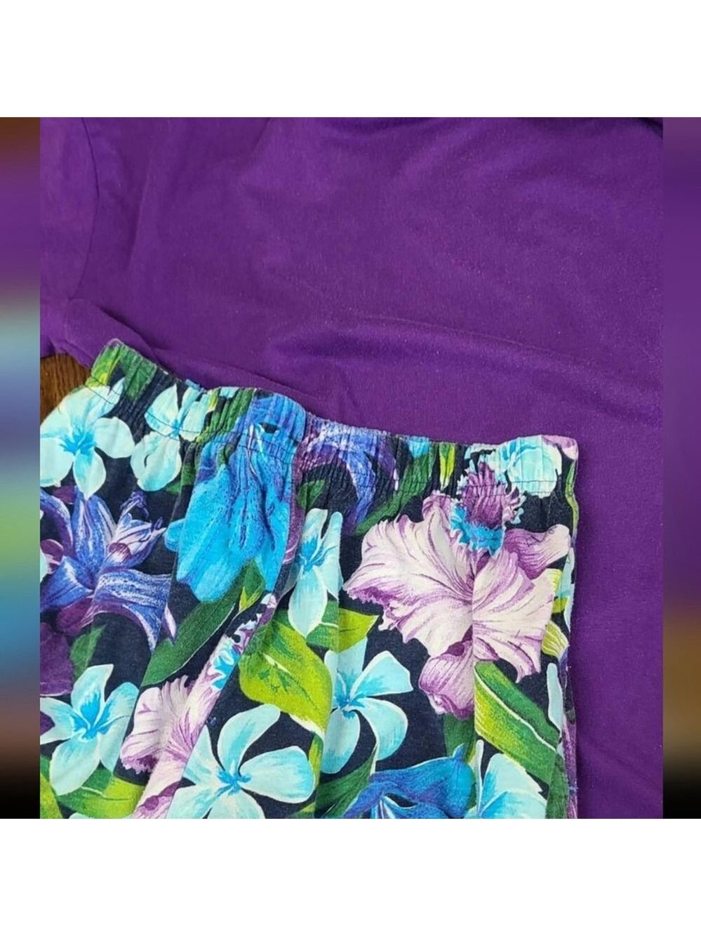Women's Top & Shortts Set with Pockets, Size M (8-10)